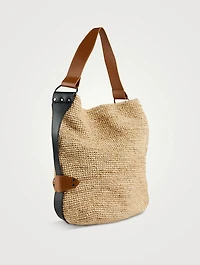 Bayia Straw Bucket Bag