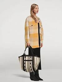 Darwen Jacquard Tote Bag With Logo