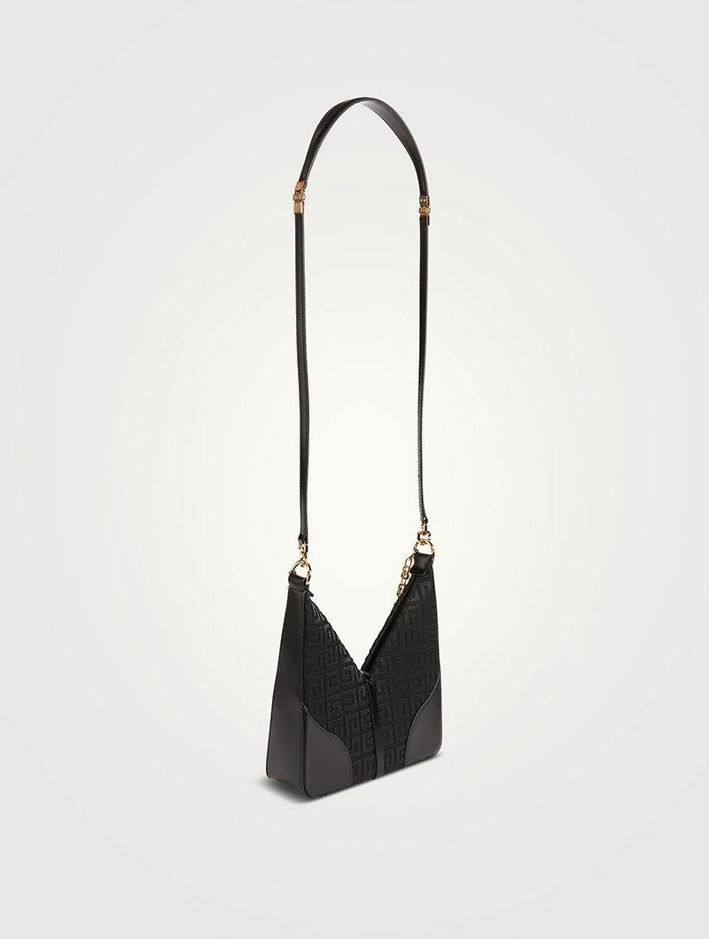 Mini Cut Out Monogram Canvas Bag With Chain