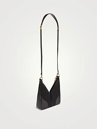 Mini Cut Out Monogram Canvas Bag With Chain