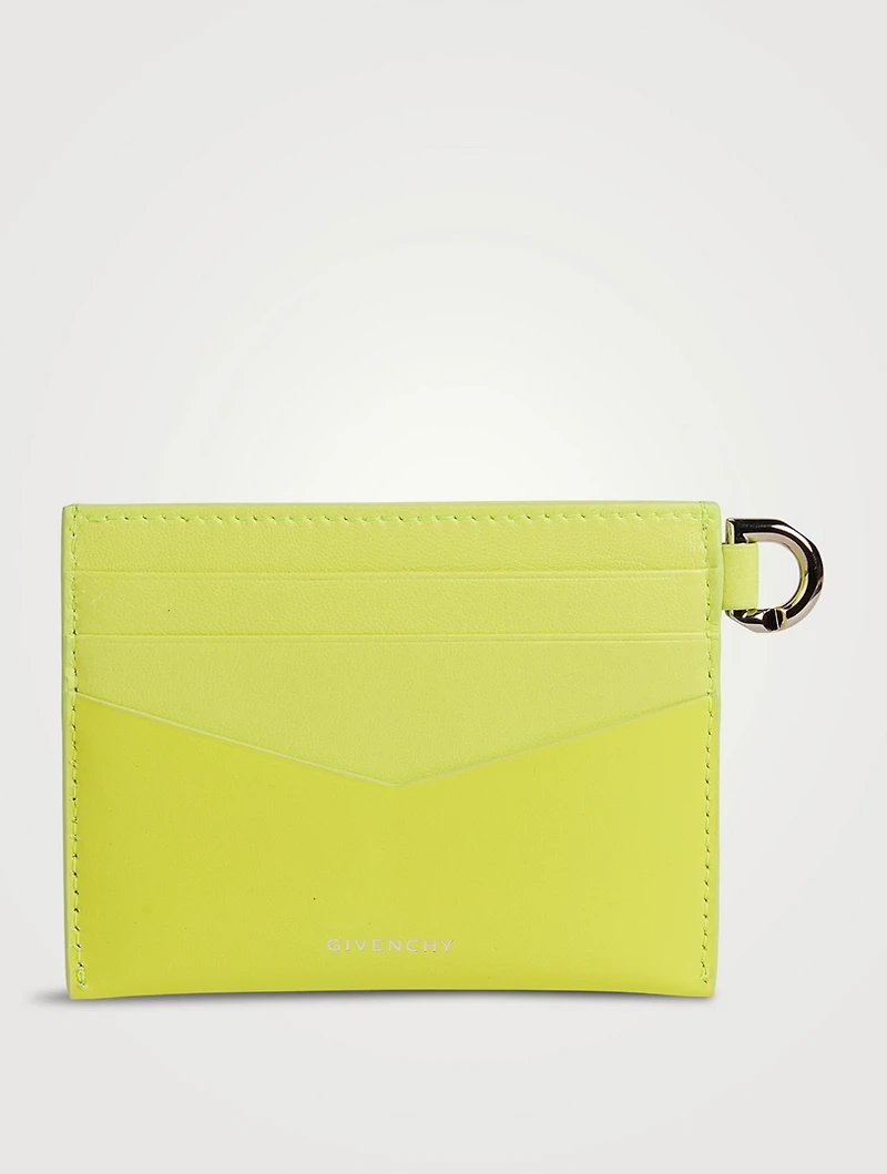 4G Neon Leather Card Holder