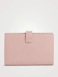 Medium 4G Embossed Leather Bifold Wallet