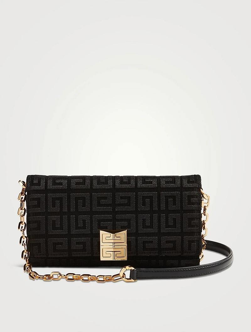 4G Monogram Leather Chain Wallet