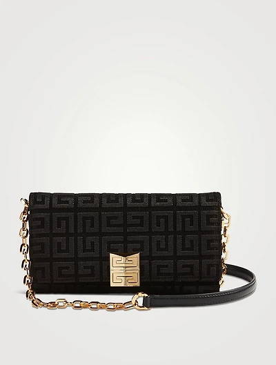 4G Monogram Leather Chain Wallet