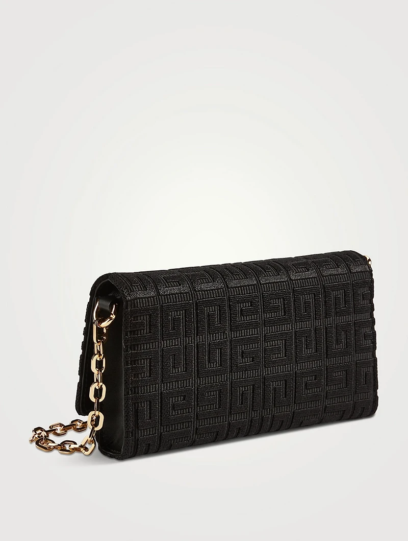 4G Monogram Leather Chain Wallet