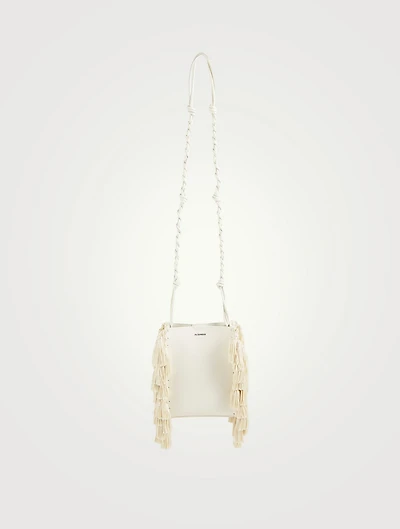 Small Tangle Tassel Leather Crossbody Bag