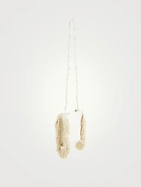 Small Tangle Tassel Leather Crossbody Bag