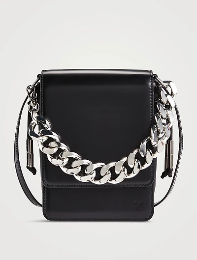 Cinch Leather Crossbody Bag