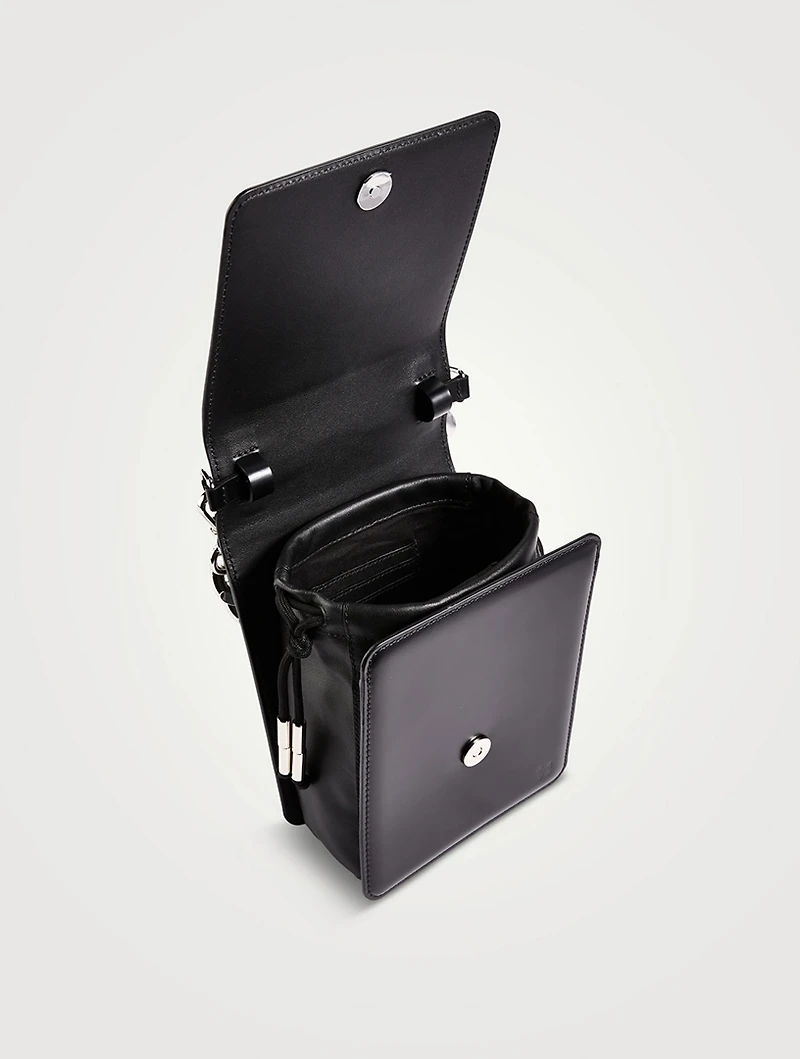 Cinch Leather Crossbody Bag