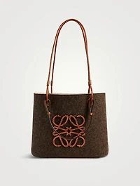 Square Basket Felt Bag