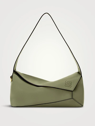 Puzzle Leather Shoulder Bag