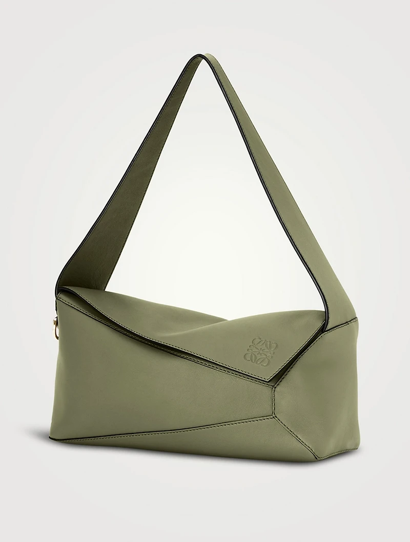 Puzzle Leather Shoulder Bag