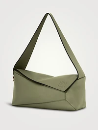 Puzzle Leather Shoulder Bag
