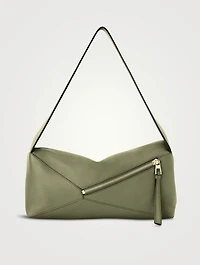 Puzzle Leather Shoulder Bag
