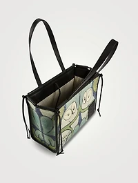 Voysey Cushion Tote Bag In Owl Print
