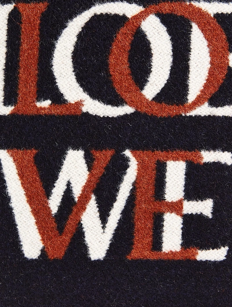 Small Anagram Flannel Tote Bag