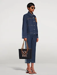 Small Anagram Flannel Tote Bag