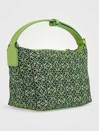 Small Cubi Anagram Jacquard Canvas Shoulder Bag