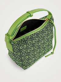 Small Cubi Anagram Jacquard Canvas Shoulder Bag