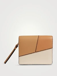 Puzzle Colourblock Leather Wallet