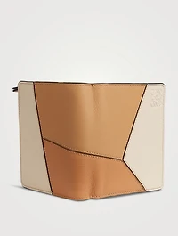 Puzzle Colourblock Leather Wallet