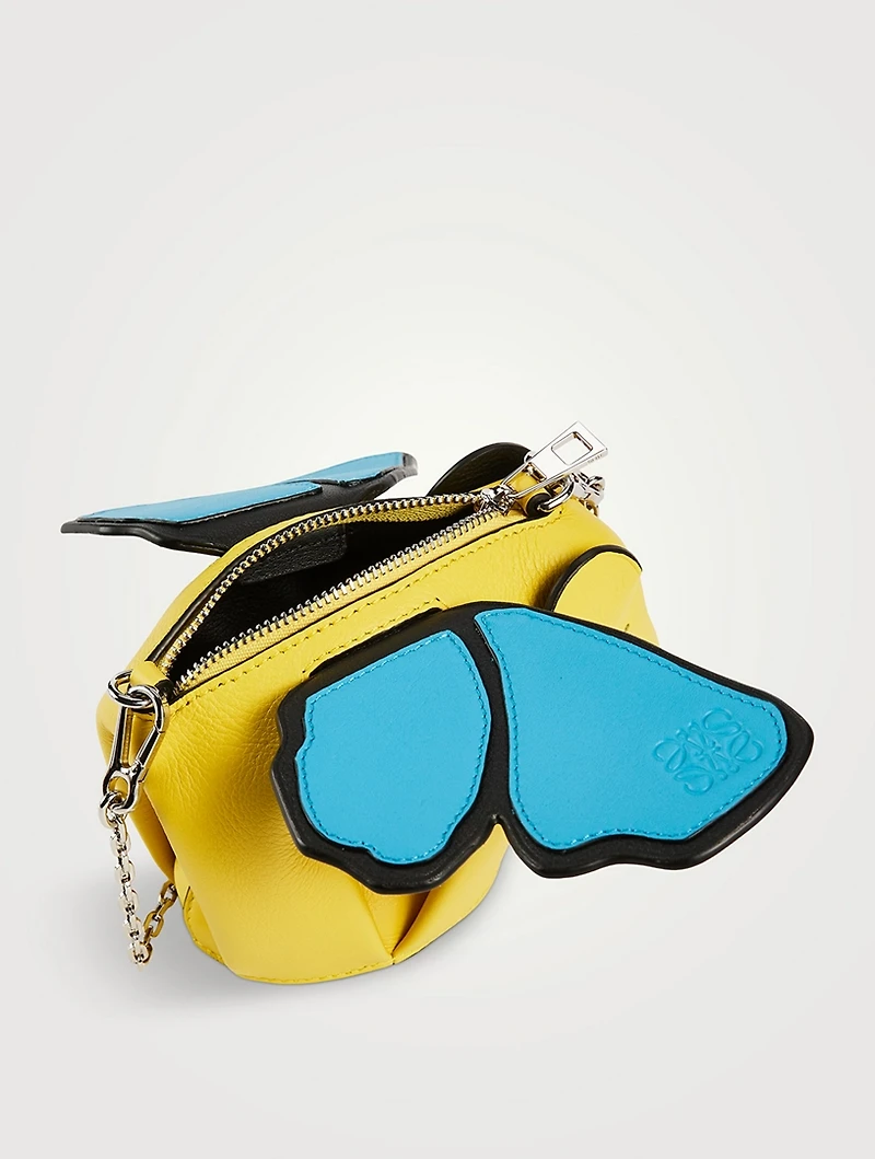 Voysey Elephant Wings Leather Crossbody Pouch
