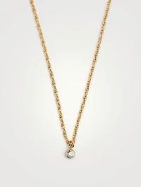 Chateau 14K Gold-Filled Necklace With Crystal