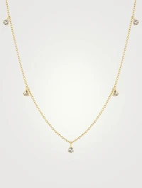Uptown 14K Gold Vermeil Choker With Crystals