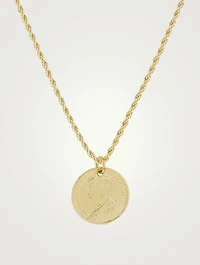 Clover Coin 14K Gold-Filled Necklace