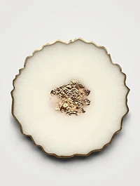 White Moonstone Coasters, Set of Four