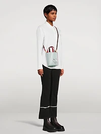 Nano Museo Leather Tote Bag With Lunar New Year Tiger Print