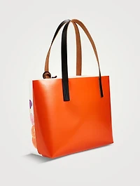 PVC Shopper In Pansies Print