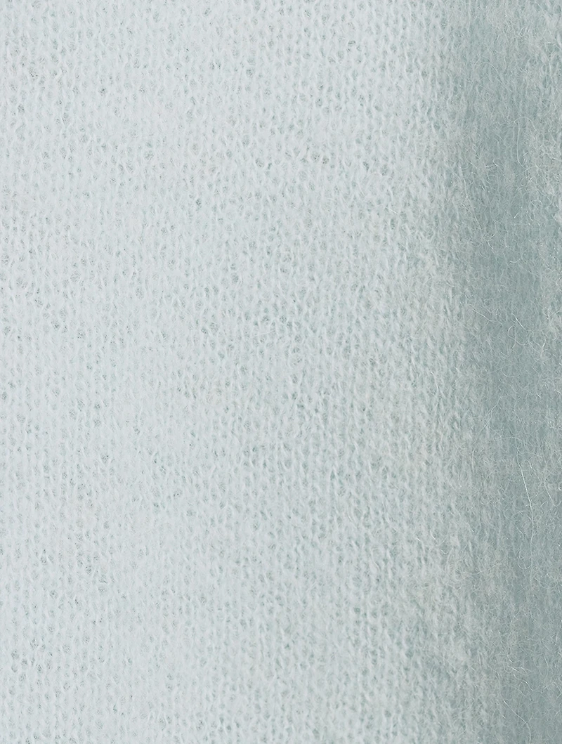 Lofty Shirred-Sleeve Cardigan