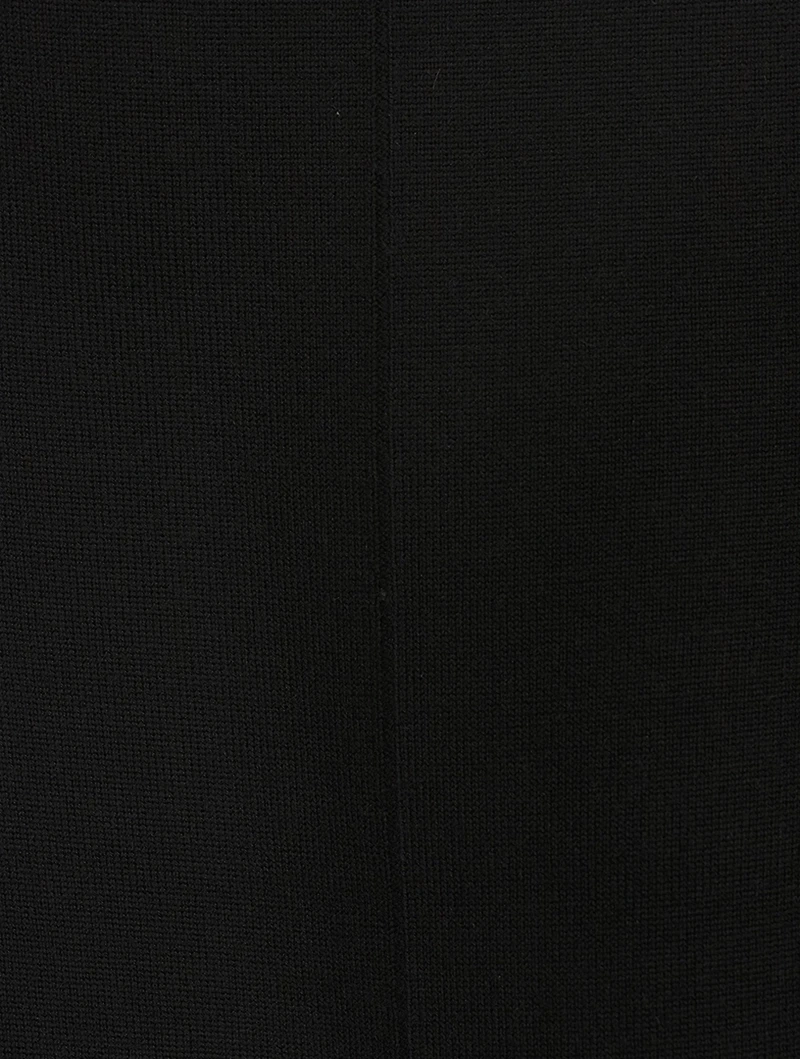 Double-Face Merino Wool Cardigan
