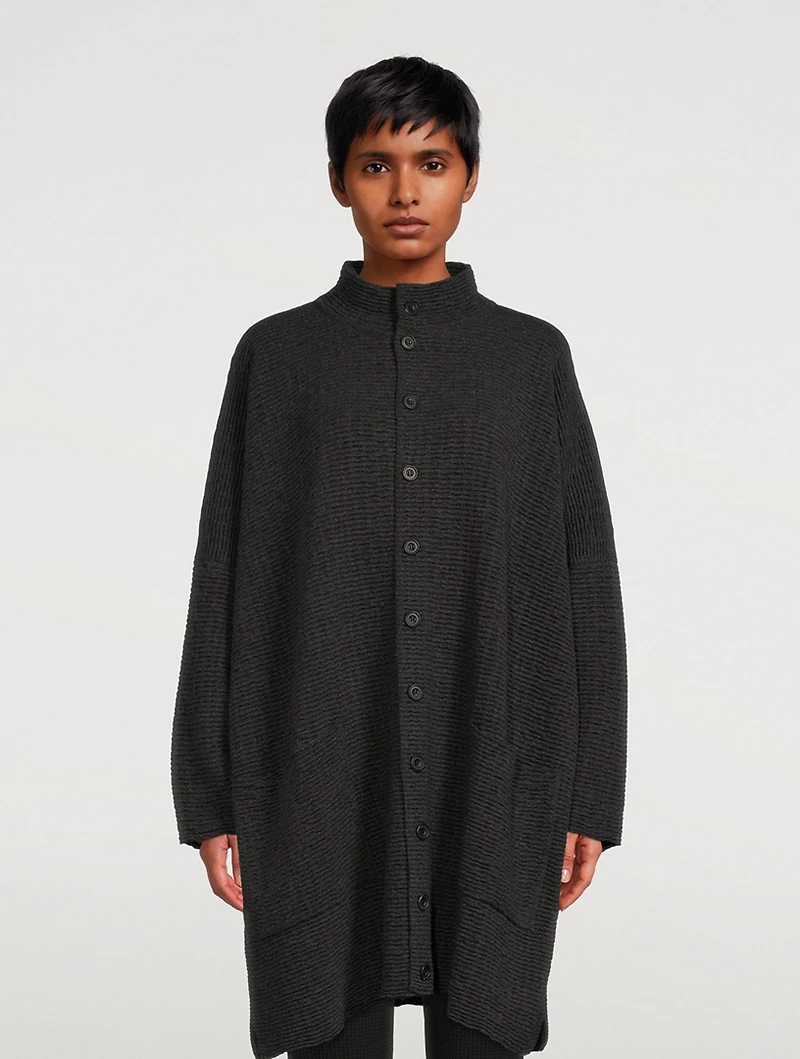 Cashmere And Silk Long Cardigan