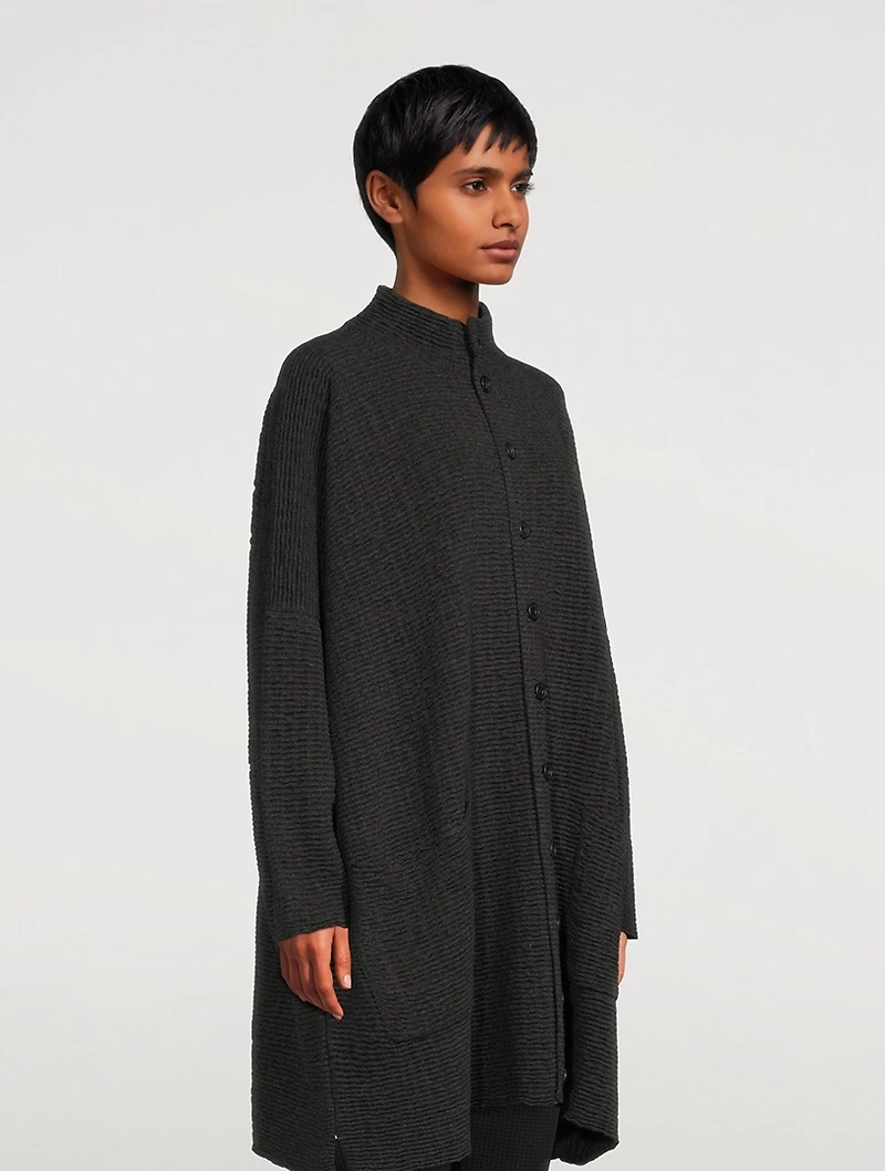 Cashmere And Silk Long Cardigan