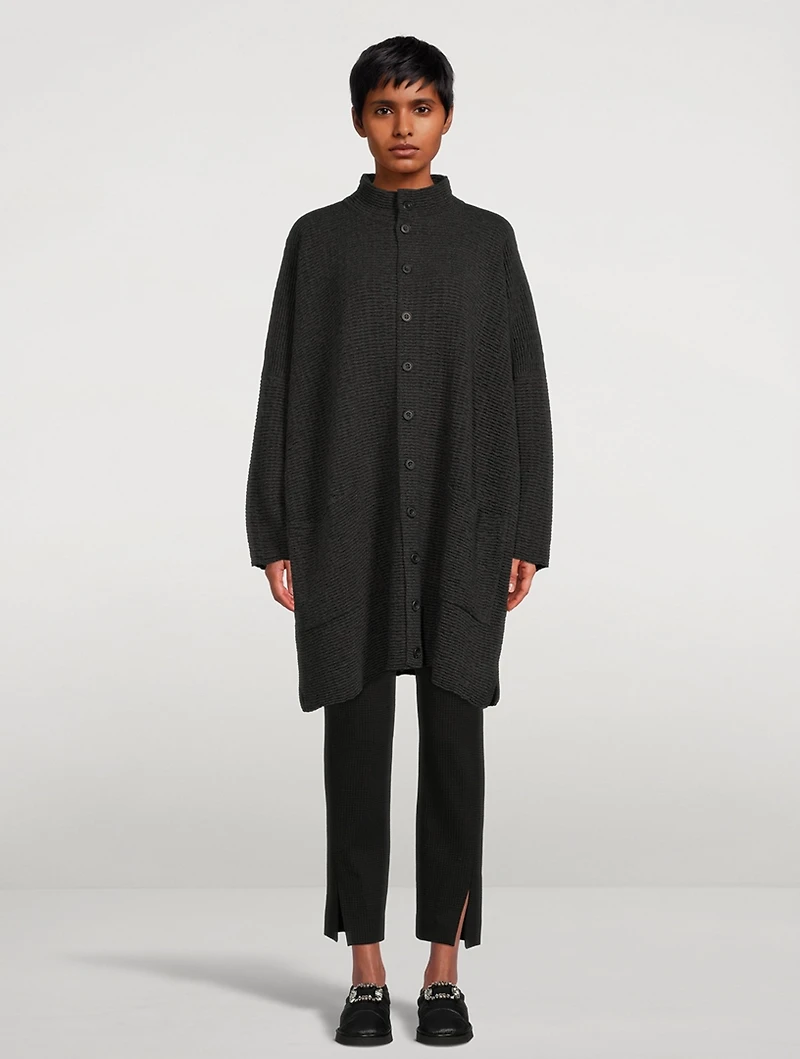 Cashmere And Silk Long Cardigan