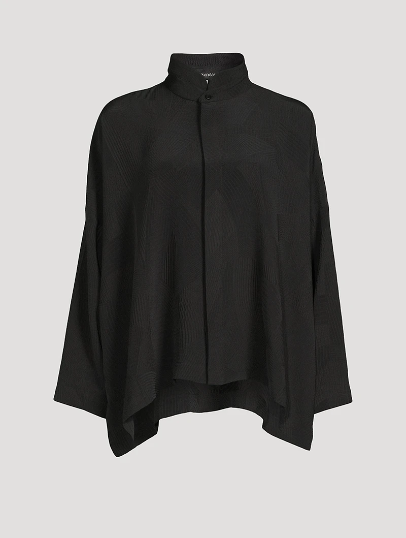 Kyoto Silk Jacquard Shirt
