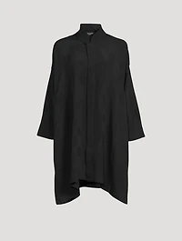 Kyoto Silk Jacquard Long Shirt
