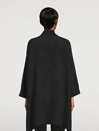 Kyoto Silk Jacquard Long Shirt