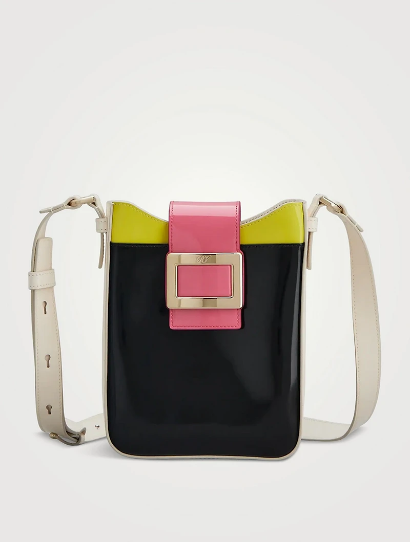Mini Belle Vivier Patent Leather Crossbody Bag