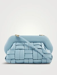 Bios Woven Eco Leather Clutch Bag