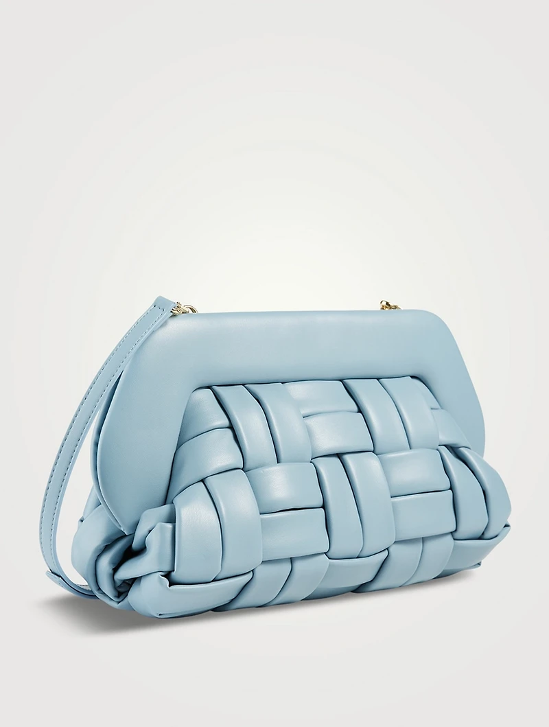 Bios Woven Eco Leather Clutch Bag