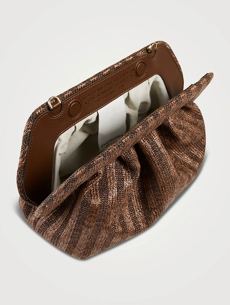 Bios Marina Braided Eco Leather Clutch Bag
