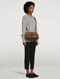 Bios Marina Braided Eco Leather Clutch Bag