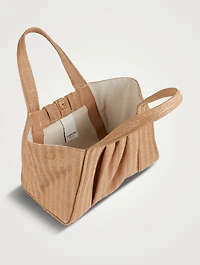 Iridia Marina Braided Eco Leather Tote Bag