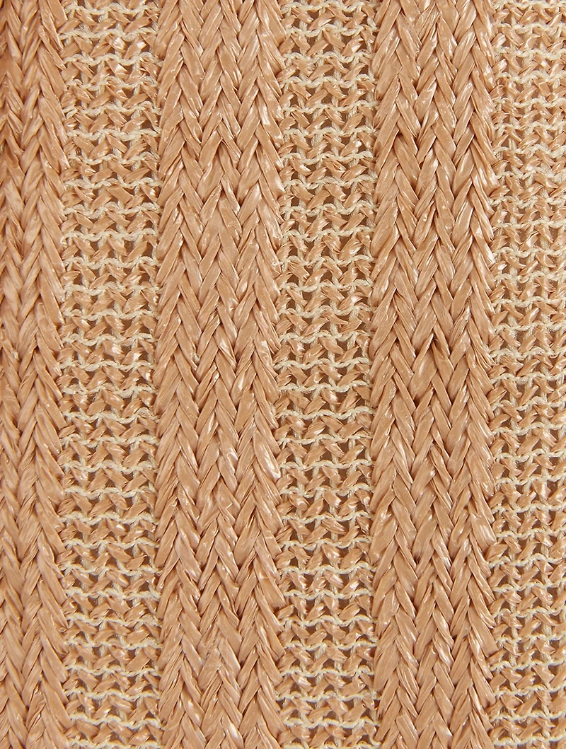 Iridia Marina Braided Eco Leather Tote Bag