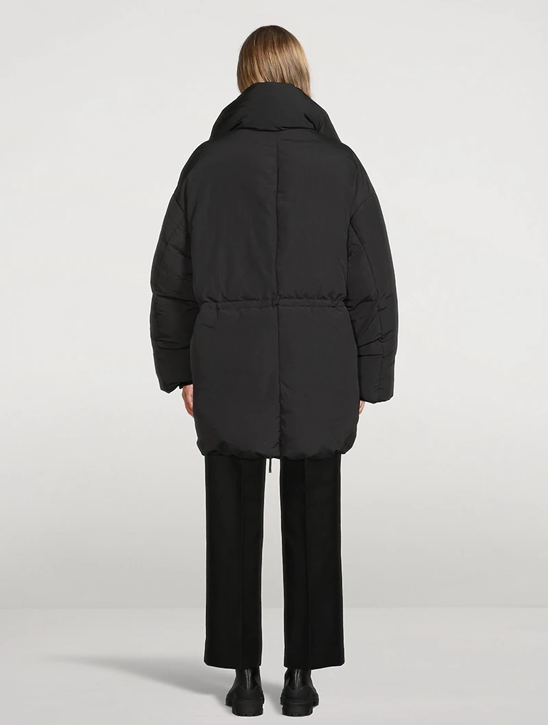 Drawstring Down Jacket