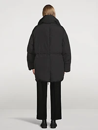 Drawstring Down Jacket