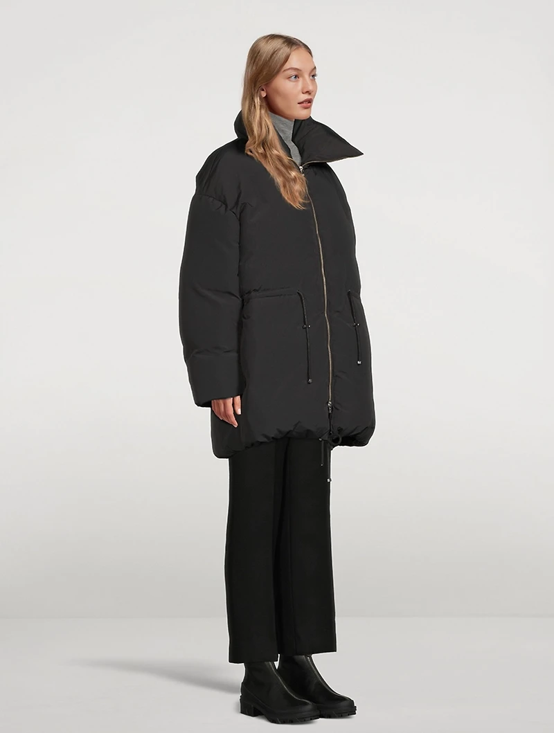 Drawstring Down Jacket